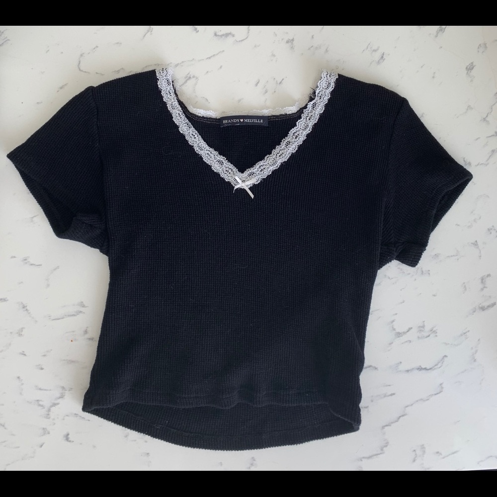 RARE BRANDY LACE TOP